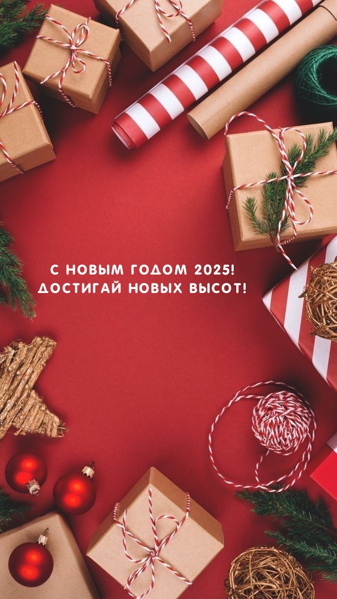 С Новым Годом 2025! Достигай новых высот!