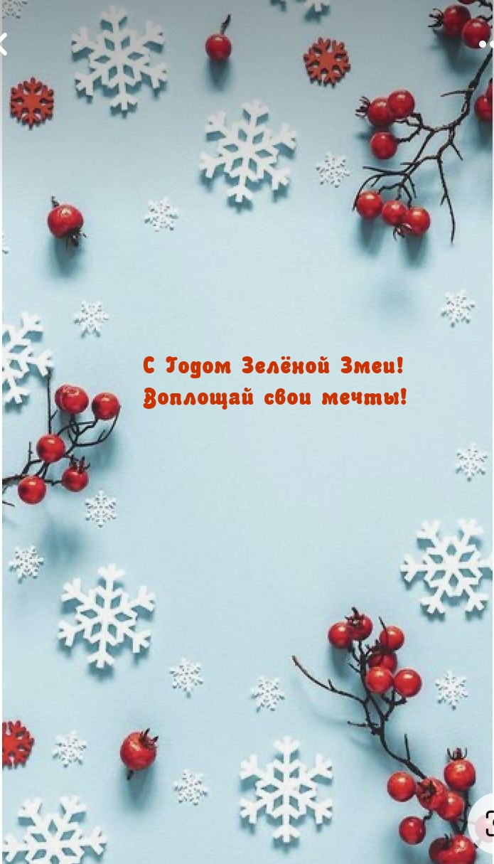 С Годом Зелёной Змеи! Воплощай свои мечты!