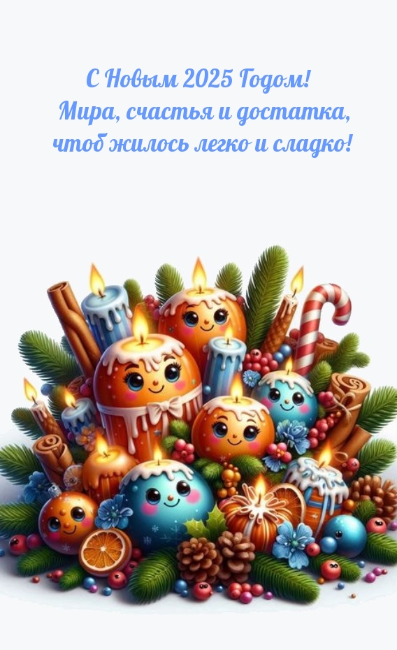 С Новым 2025 Годом! Мира, счастья и достатка