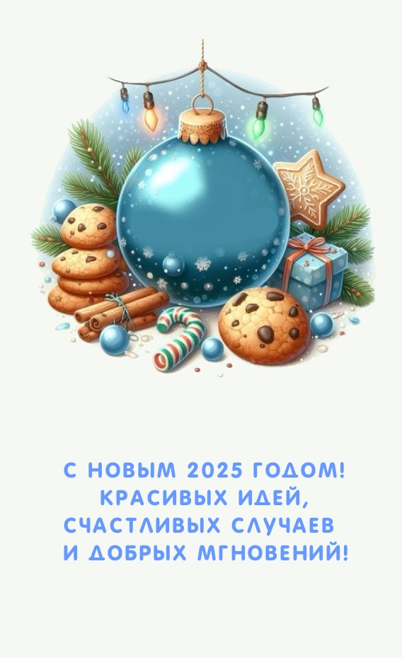 С Новым 2025 Годом! Красивых идей, счастливых случаев