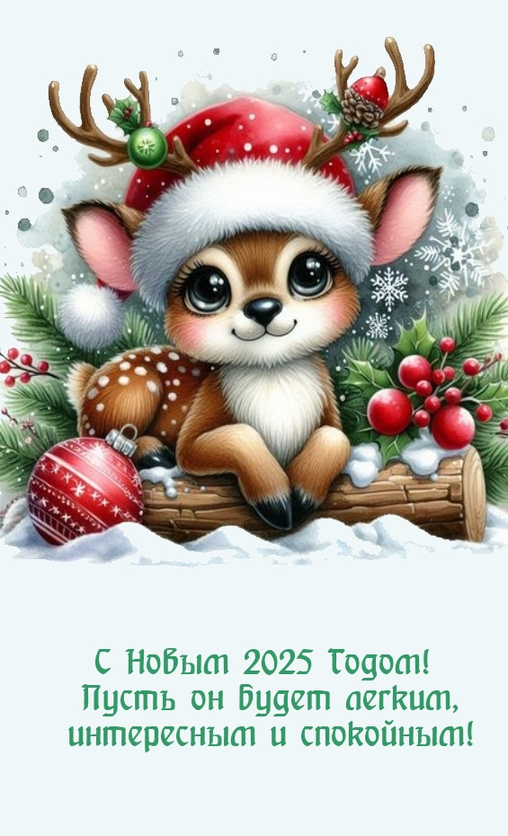 С Новым 2025 Годом! Пусть он будет легким, интересным