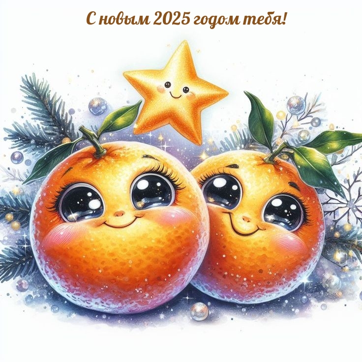 С новым 2025 годом тебя!