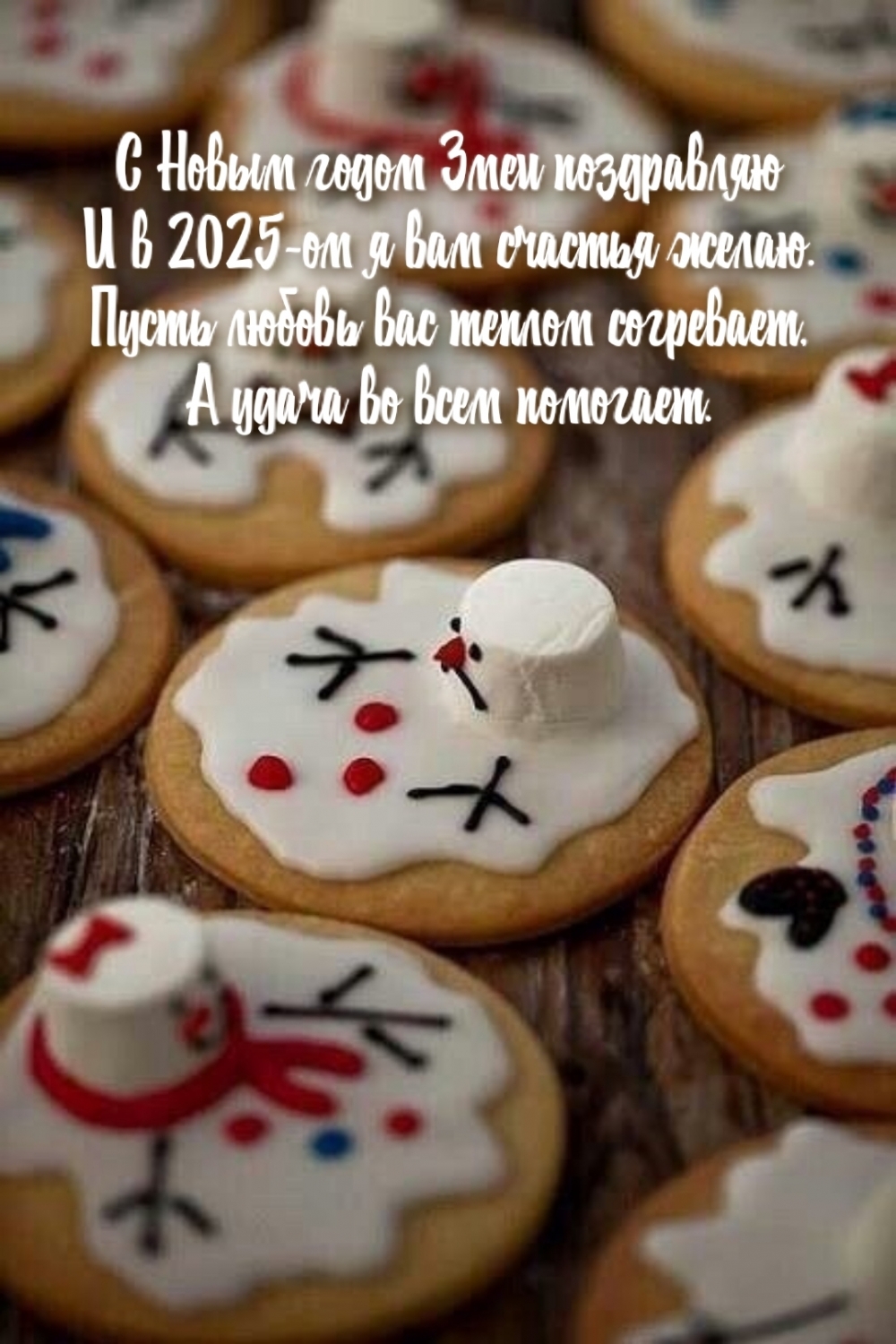С Новым годом Змеи И в 2025-ом я вам счастья желаю.