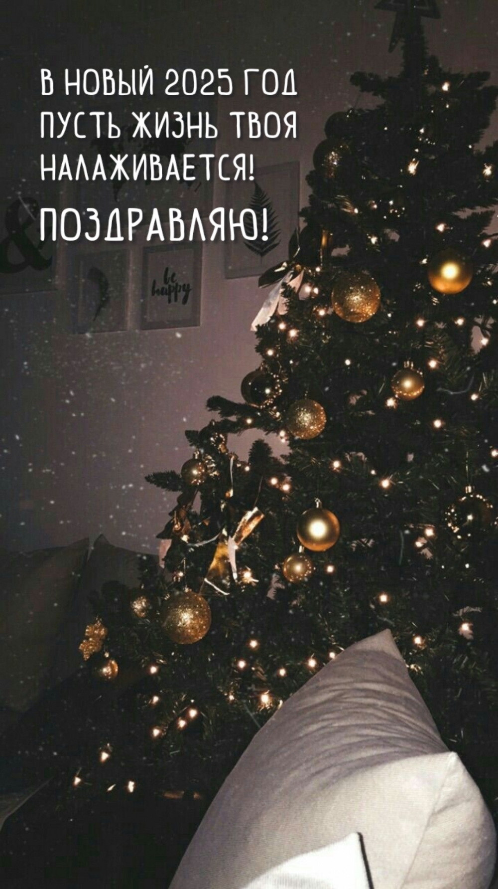 В Новый 2025 год пусть жизнь твоя налаживается! Поздравляю!