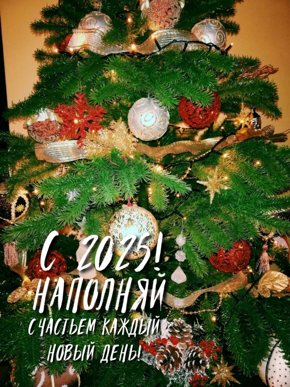Наполняй счастьем каждый новый день! С 2025!