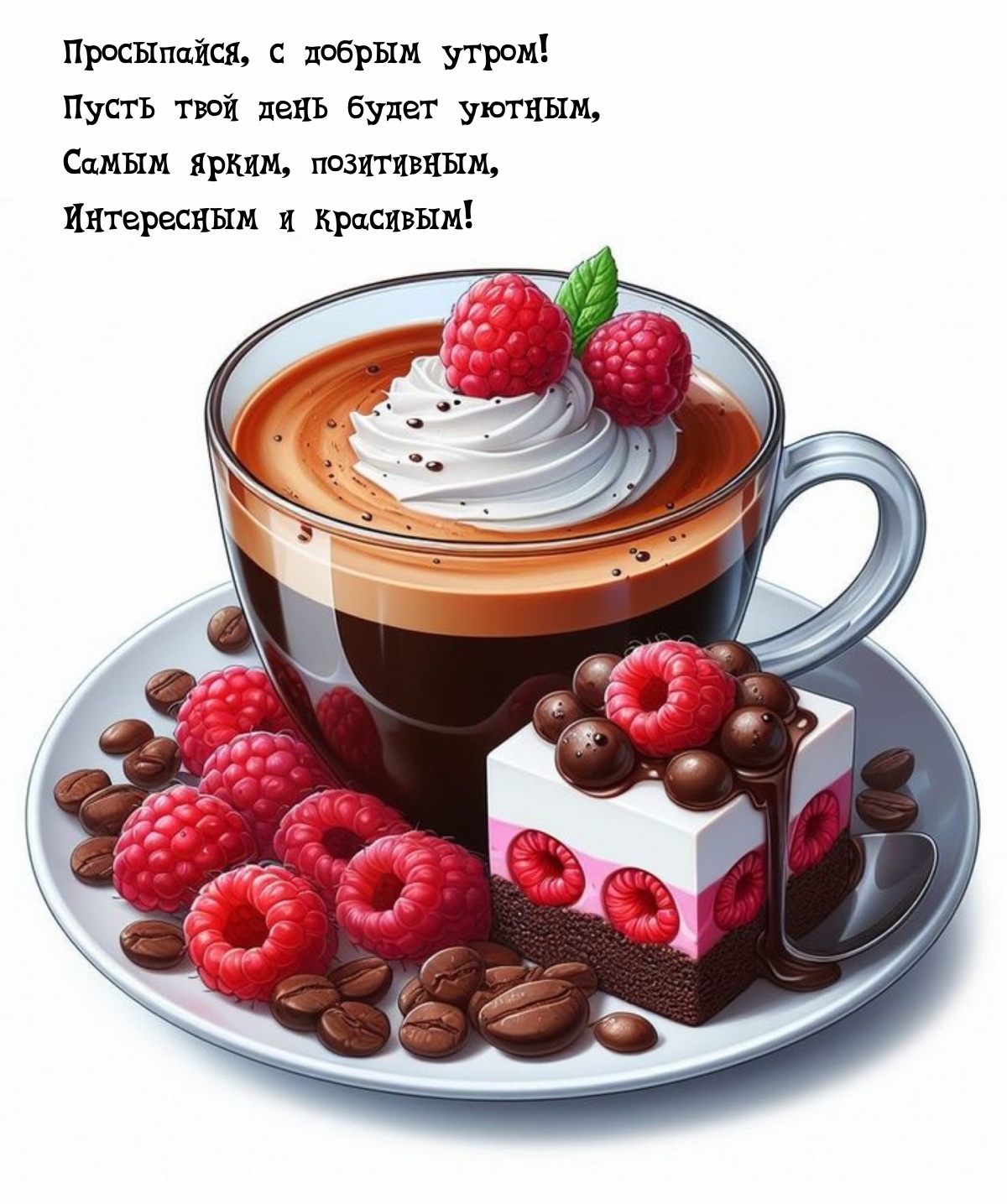 Просыпайся, с добрым утром! Пусть твой день будет уютным