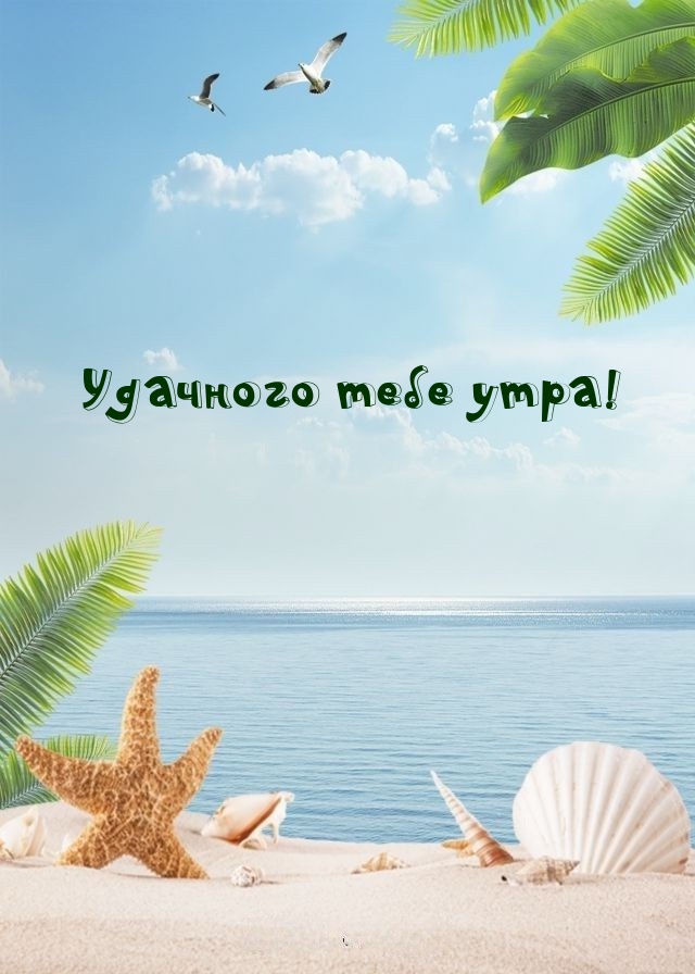Удачного тебе утра!