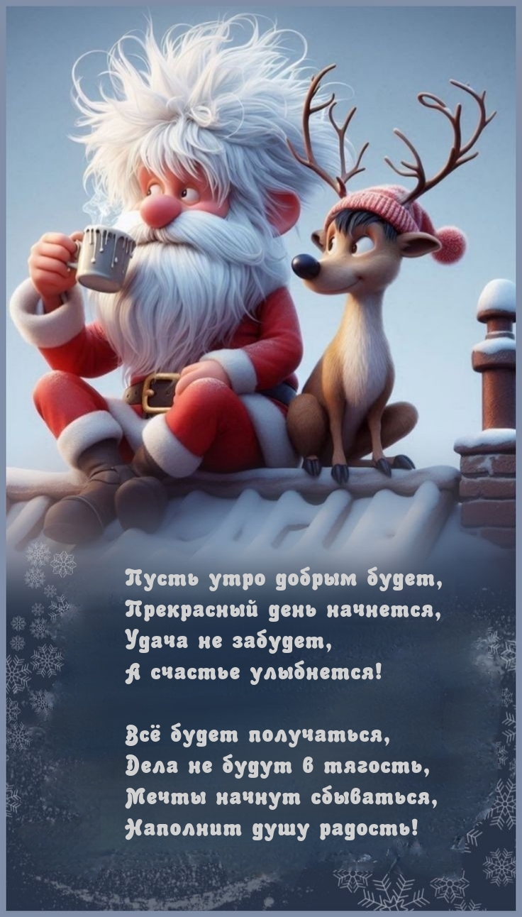 Пусть утро добрым будет, прекрасный день начнется