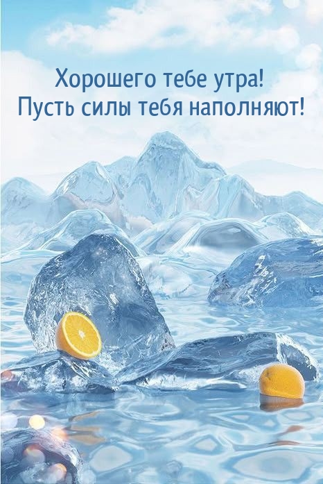 Хорошего тебе утра! Пусть силы тебя наполняют!