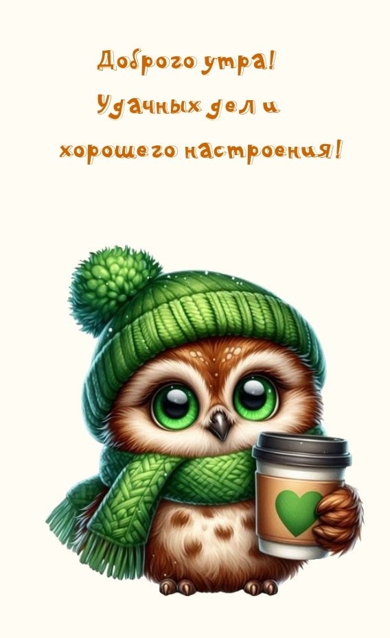 Доброго утра! Удачных дел и хорошего настроения!