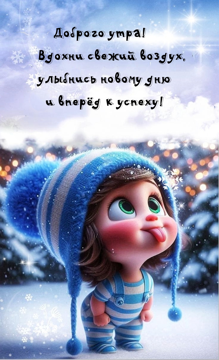 Доброго утра! Вдохни свежий воздух, улыбнись новому дню