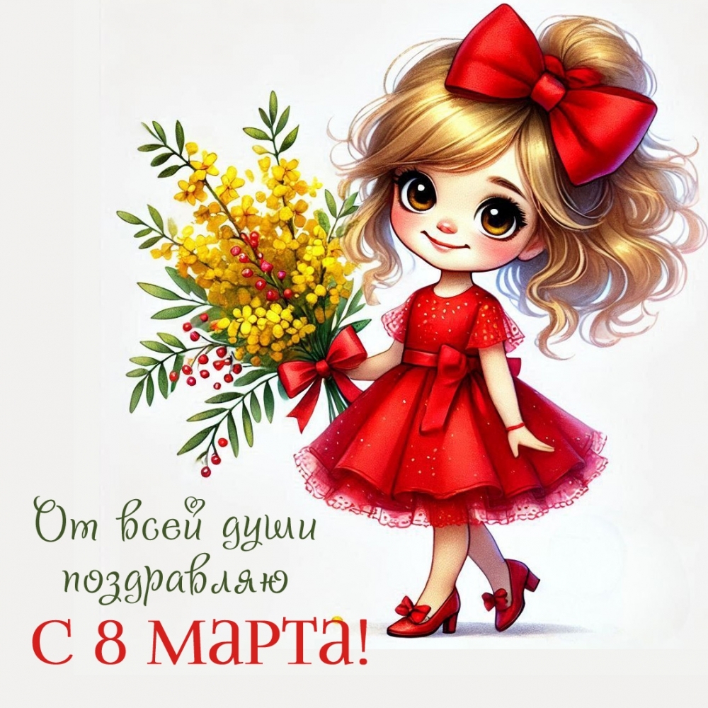 От всей души поздравляю с 8 марта!