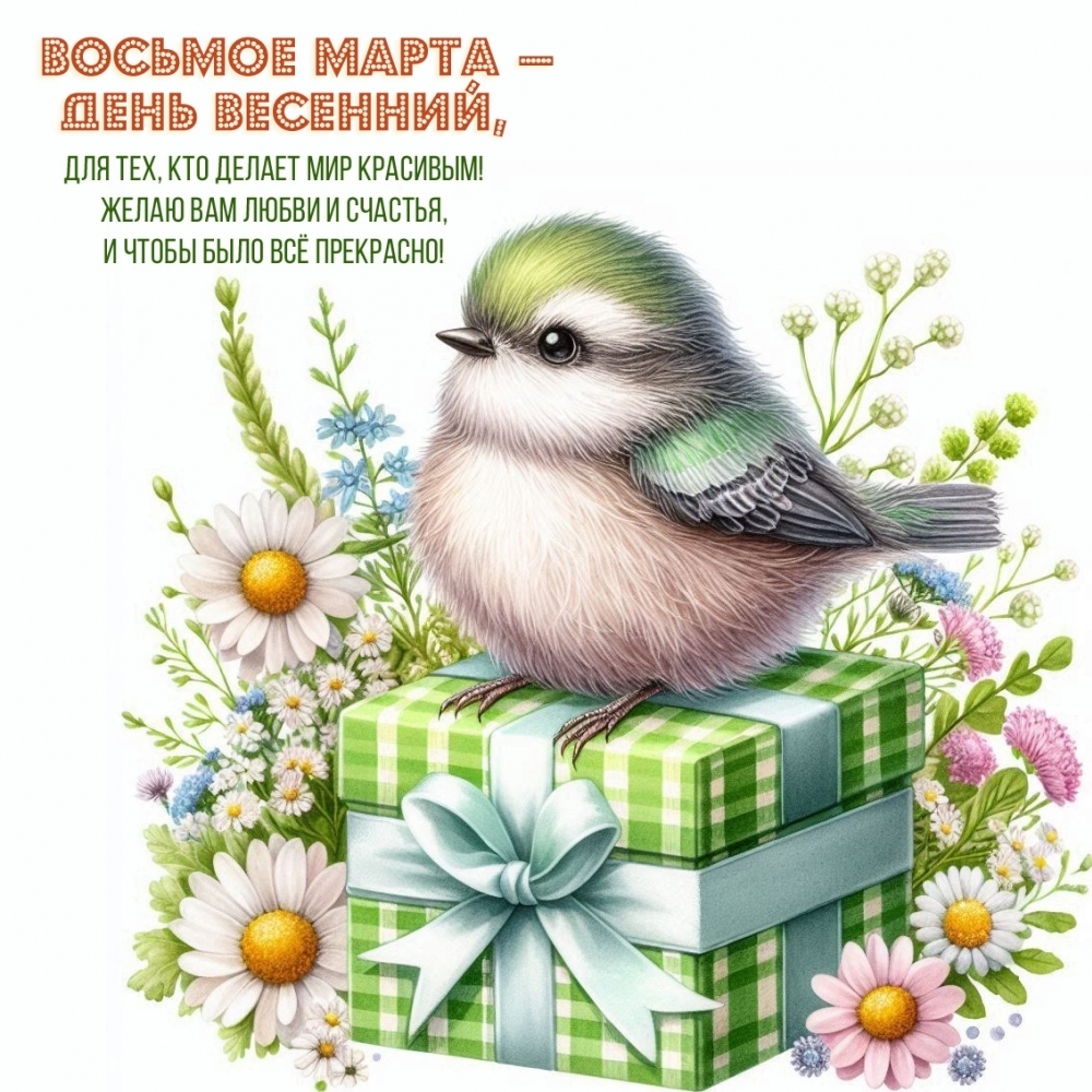Восьмое марта — день весенний!