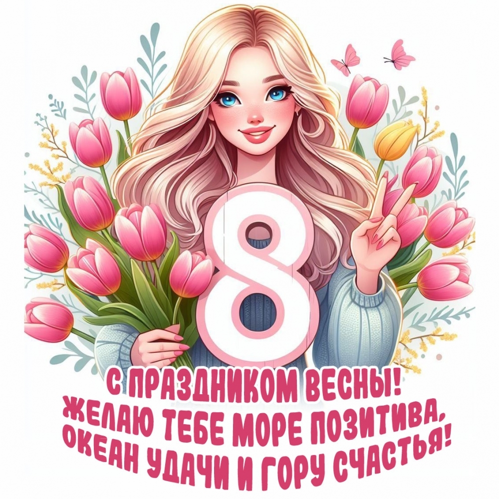 С 8 маррта! С праздником весны!