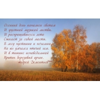 Осенний день наполнен светом