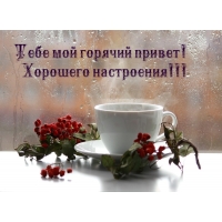 Тебе мой горячий привет