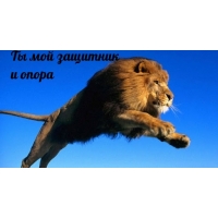 Ты мой защитник и опора