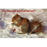 С последним днем осени вас!