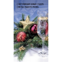 С наступающим Новым Годом! Счастья, радости желаю.