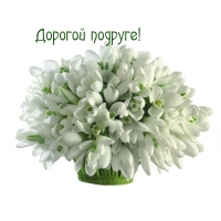 Дорогой подруге!