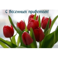 С весенним приветом!