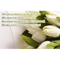 10 лет совместной жизни