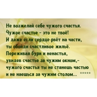 Чужое счастье — это не твоё!