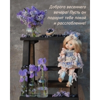Доброго весеннего вечера! Пусть он подарит покой и расслабление!