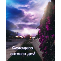 Сияющего летнего дня!