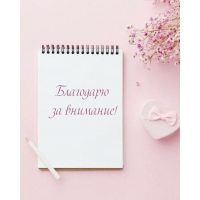 Благодарю за внимание!