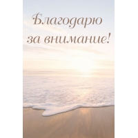Благодарю за внимание!