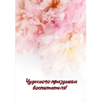 Чудесного праздника воспитателя!