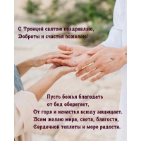 С Троицей святою поздравляю