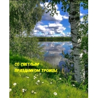 Со светлым праздником Троицы.