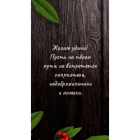 Желаю удачи! Пусть на твоем пути не встретятся неприятели