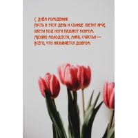 С Днём рождения! Пусть в этот день и солнце светит ярче