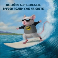 Не бойся быть смелым, трусов полно уже на свете.