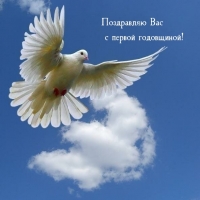 Поздравляю Вас с первой годовщиной!