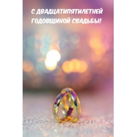 С двадцатипятилетней Годовщиной свадьбы!