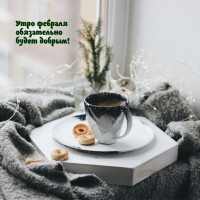 Утро февраля обязательно будет добрым!