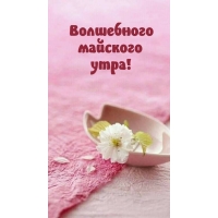 Волшебного майского утра!