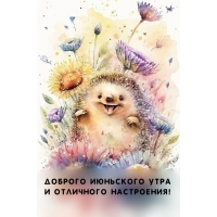 Доброго июньского утра и отличного настроения!