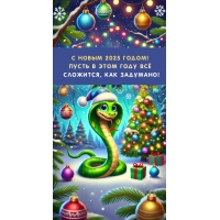 С Новым 2025 годом! Пусть в этом году всё сложится, как задумано!