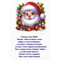 С Новым годом 2025! Чтобы он принес добрые и светлые перемены