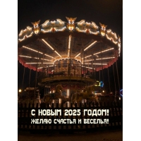 С новым 2025 годом! Желаю счастья и веселья!
