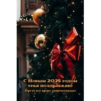 С Новым 2025 годом тебя поздравляю Пусть все будет замечательно